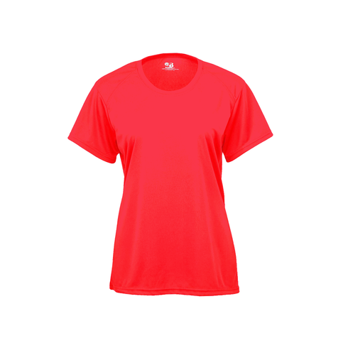 Badger Sport B-Core Women's Tee (416000-001003), Color 'Hot Coral'